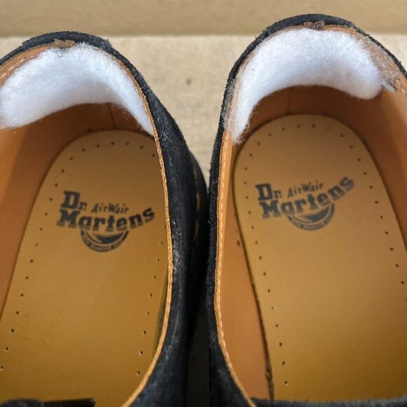 Dr Martens Unisex Black Raw Nubuck Suede 1461 Aw004 Oxfords Sz 12M 13W - Picture 12 of 13